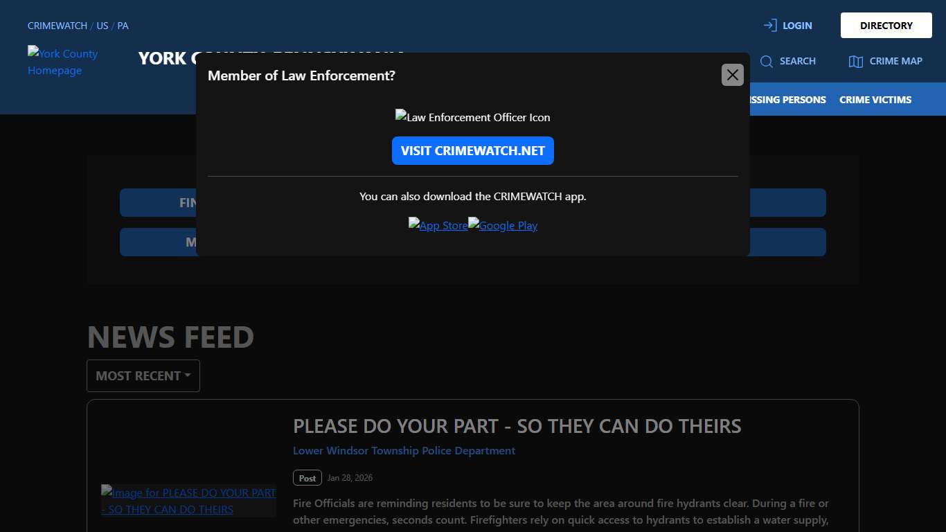 York County CRIMEWATCH PA